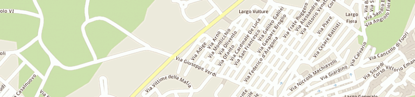 Mappa della impresa municipio scuola materna a LAVELLO