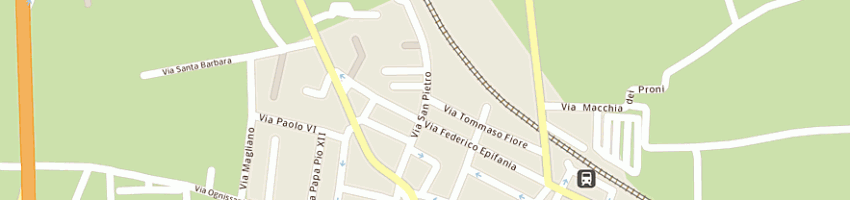 Mappa della impresa centro veterinario santonio abate a CAPURSO