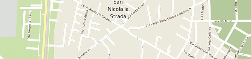 Mappa della impresa comune di san nicola la strada a SAN NICOLA LA STRADA