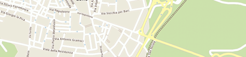 Mappa della impresa ristorante pizzeria di dachille angela a PALO DEL COLLE