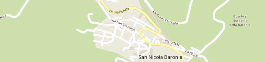 Mappa della impresa di donato srl a SAN NICOLA BARONIA