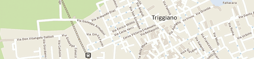 Mappa della impresa tangorra nicola a TRIGGIANO
