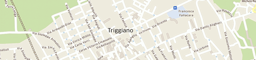 Mappa della impresa di cintio michele a TRIGGIANO