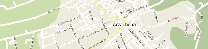 Mappa della impresa asara giovanni a ARZACHENA