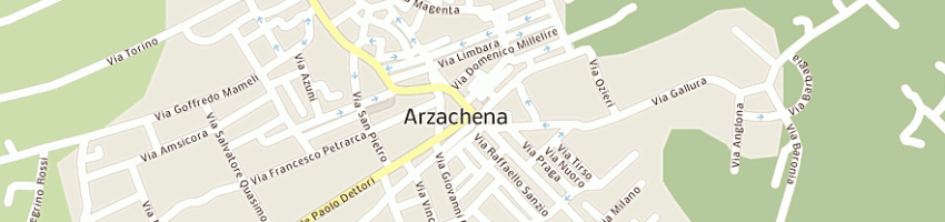 Mappa della impresa orecchioni giovanni luca a ARZACHENA