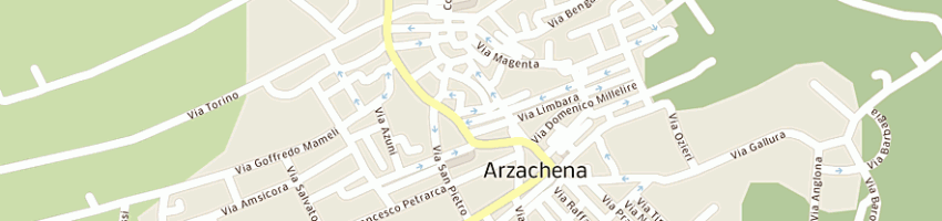 Mappa della impresa ragnedda giovanni antonio a ARZACHENA