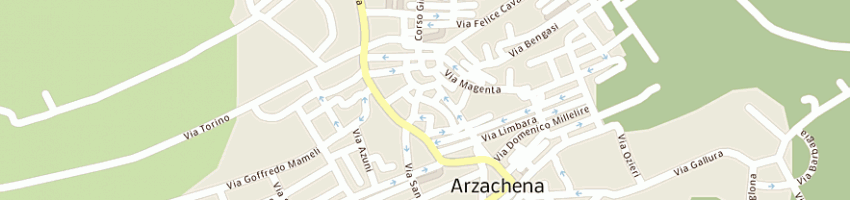 Mappa della impresa comune di arzachena a ARZACHENA