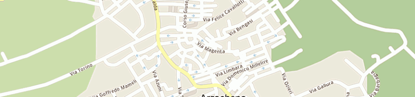 Mappa della impresa filigheddu laura domenica a ARZACHENA
