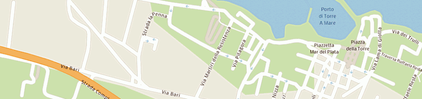 Mappa della impresa residence club a BARI