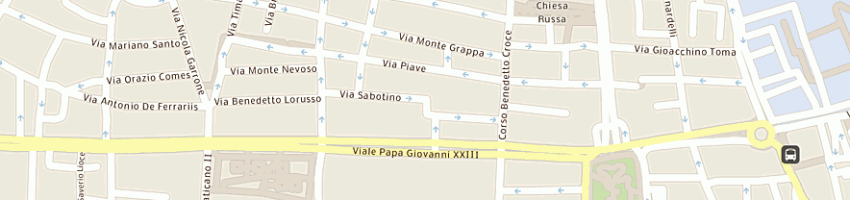 Mappa della impresa garage vega sas di cisternino teodoro e c a BARI