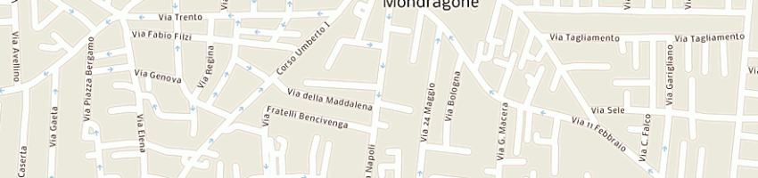 Mappa della impresa municipio di mondragone - scuola materna a MONDRAGONE