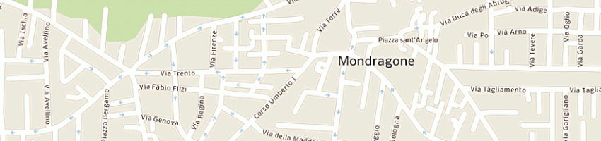 Mappa della impresa general food store di siciliano michele e c sas a MONDRAGONE