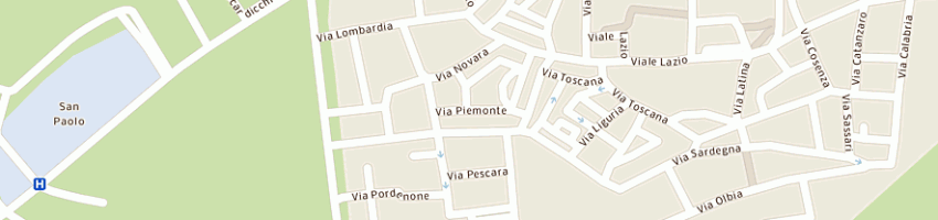 Mappa della impresa siciliani natale a BARI
