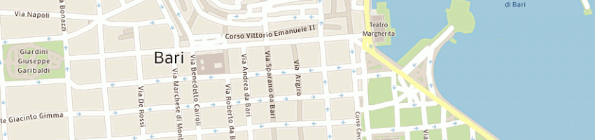 Mappa della impresa nouvelle lingerie di savino francesca a BARI