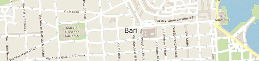 Mappa della impresa pizzeria fra bo a BARI