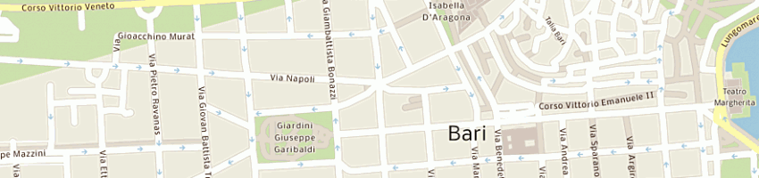 Mappa della impresa car - bus srl a BARI