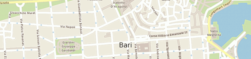 Mappa della impresa poseidone srl a BARI