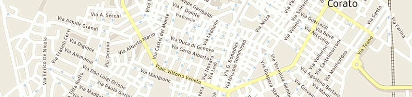 Mappa della impresa tandoi alfonso a CORATO