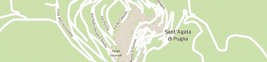 Mappa della impresa monti dauni soccoopsoc a rl a SANT AGATA DI PUGLIA