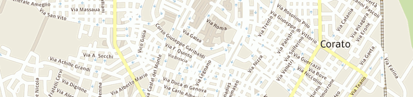 Mappa della impresa macelleria quinto snc di nunzio e sabino quinto a CORATO