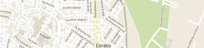 Mappa della impresa strippoli giuseppe a CORATO