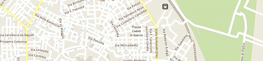 Mappa della impresa pastificio sole di tandoi giuseppe a CORATO