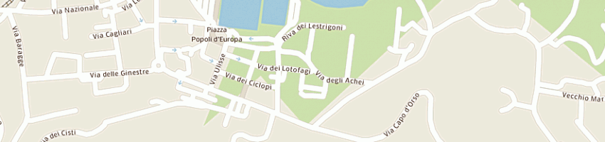 Mappa della impresa la piazzetta ristorante estasi tropical bar di carta e c sas a PALAU