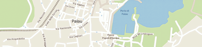 Mappa della impresa immobiliare porto faro a PALAU