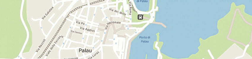 Mappa della impresa pin michela brigida a PALAU