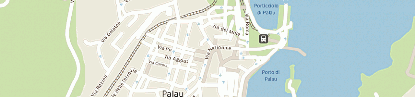 Mappa della impresa foto video snc di acquaviva maria isabella e c a PALAU