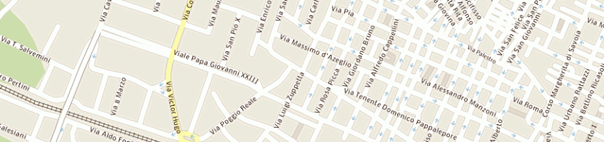 Mappa della impresa agenzia velox di piergiovanni luigi a MOLFETTA