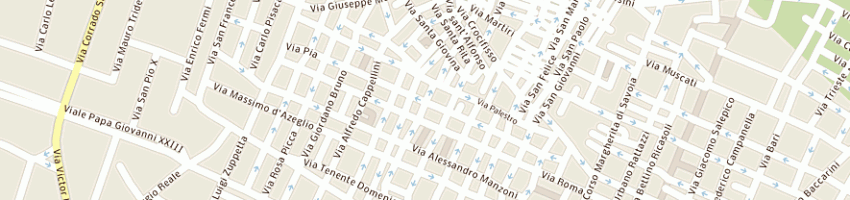 Mappa della impresa falegnameria ebanistica de tullio gianfranco e c a MOLFETTA