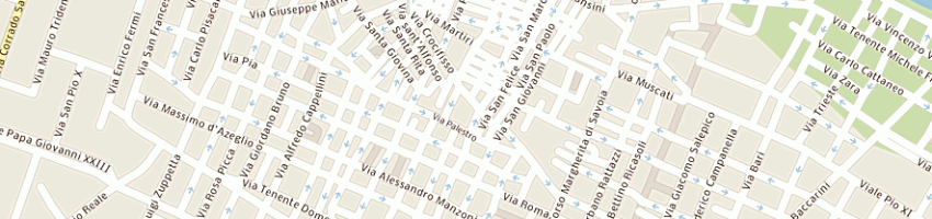 Mappa della impresa del vescovo nicola a MOLFETTA
