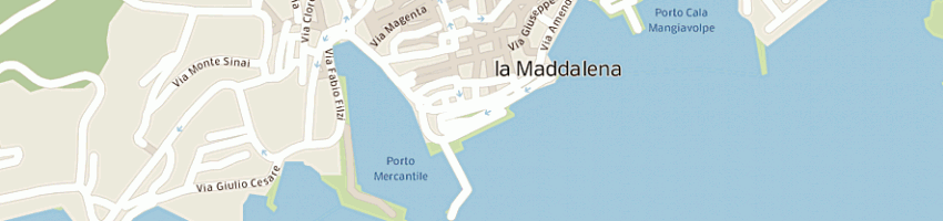 Mappa della impresa sandalia yachting srl a LA MADDALENA