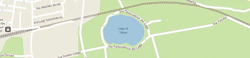 Mappa della impresa albergo ristorante hotel del lago a TELESE TERME