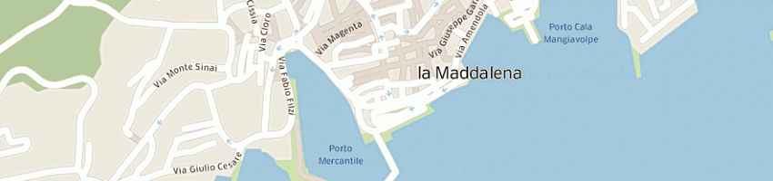 Mappa della impresa miro di battaglia ernesto a LA MADDALENA