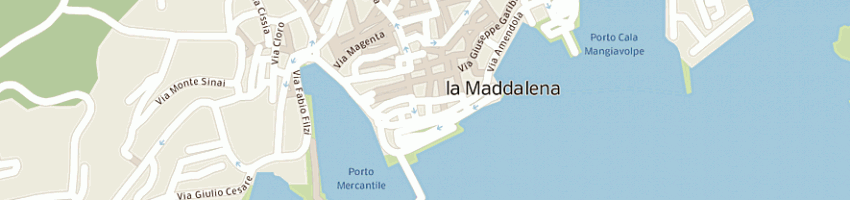 Mappa della impresa ricevitoria barca sas a LA MADDALENA