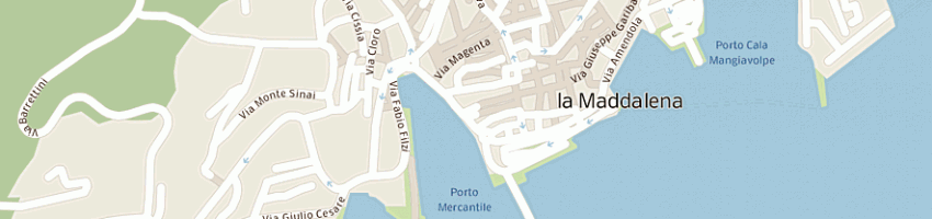 Mappa della impresa lio' di manunta maddalena anna e c snc a LA MADDALENA