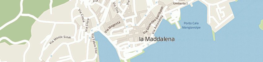 Mappa della impresa bar fiume di serra francesco a LA MADDALENA