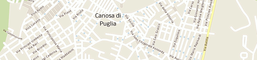 Mappa della impresa silpi tufi srl a CANOSA DI PUGLIA