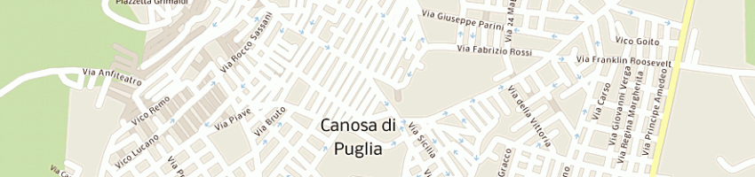 Mappa della impresa bar iacobone michele a CANOSA DI PUGLIA
