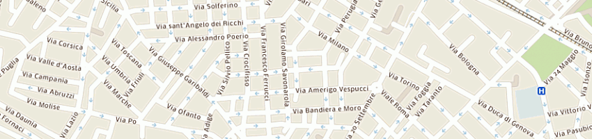 Mappa della impresa acconciaioco rosaria a BARLETTA