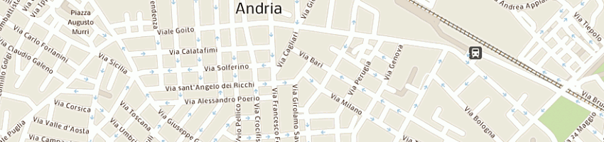 Mappa della impresa samele affissioni a ANDRIA
