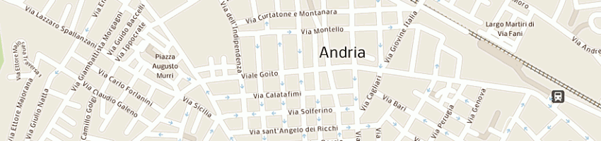 Mappa della impresa profumeria l'angolo di pietrangelo giuseppe a ANDRIA