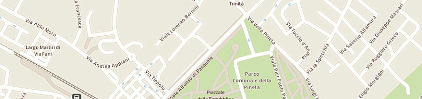 Mappa della impresa carabinieri - comando compagnia andria a ANDRIA