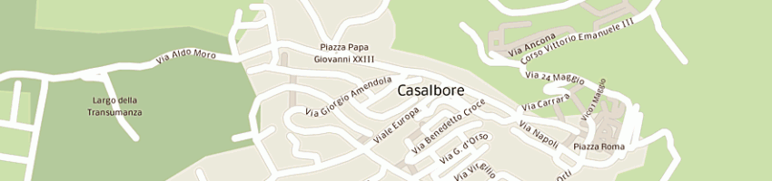 Mappa della impresa poste italiane a CASALBORE