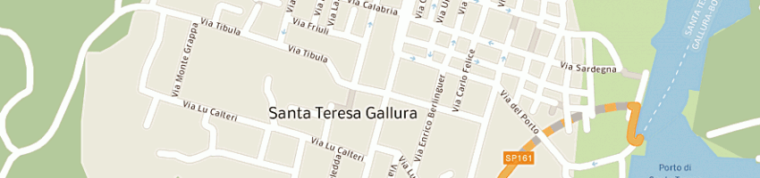 Mappa della impresa albacore srl a SANTA TERESA GALLURA