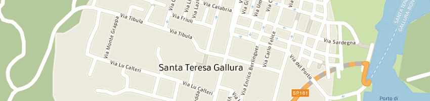 Mappa della impresa usai andrea a SANTA TERESA GALLURA
