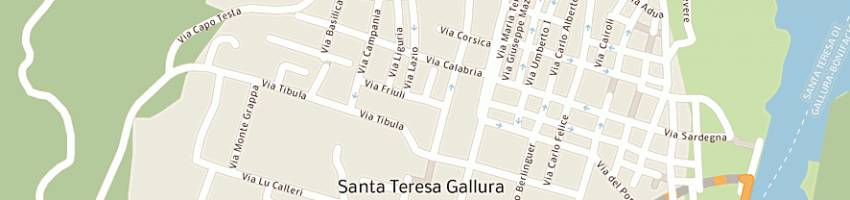 Mappa della impresa molino gian domenico a SANTA TERESA GALLURA