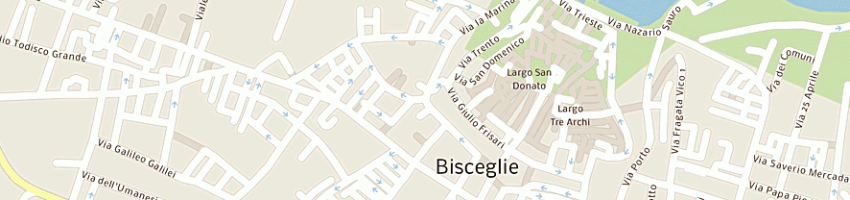 Mappa della impresa studio bisceglie centro di turchiano nicola a BISCEGLIE